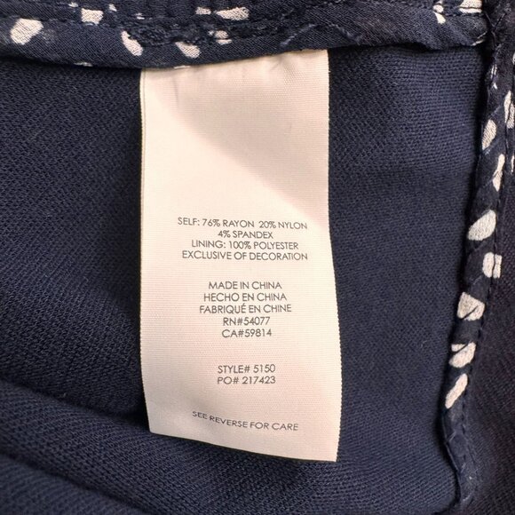 Cabi Nautical‎ Blazer Womens 8 Navy Double Breasted Grand Slam Stretch Old Money - Picture 4 of 7